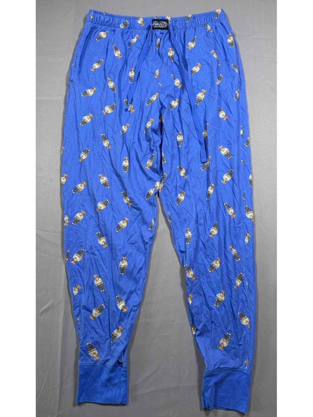 Vintage Polo Ralph Lauren Polo Bear All Over Print Lounge L
